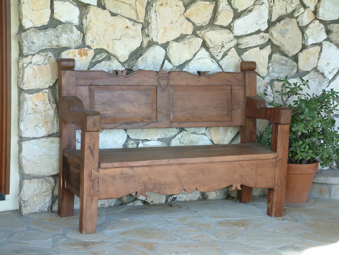 Solid Wood Bench