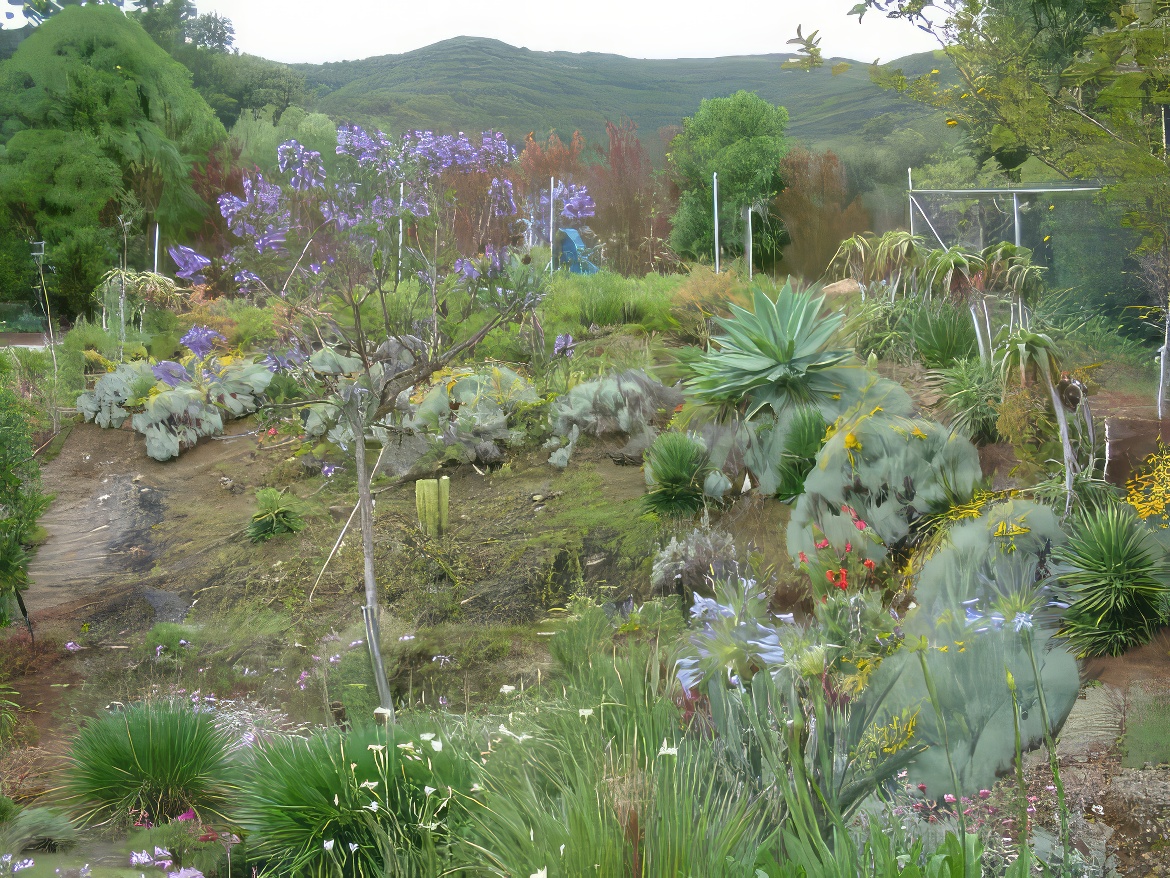 Exciting Plant Collection on Hillside